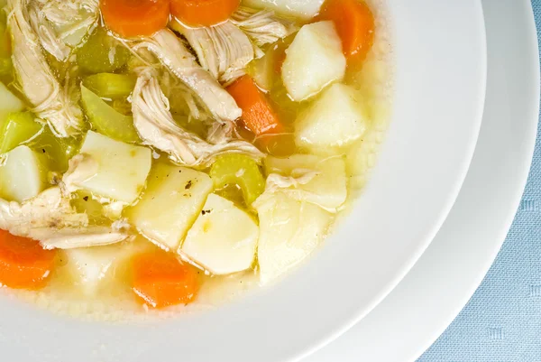 Homemade Chicken Soup — Stock Photo, Image