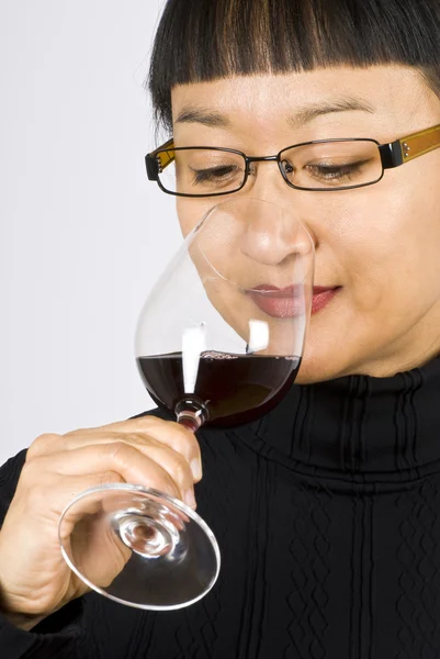 Prova de vinho — Fotografia de Stock