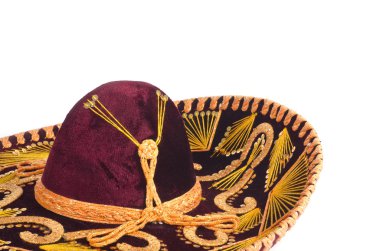 Meksikalı sombrero portre