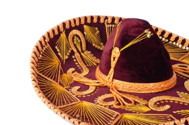 Meksikalı sombrero portre