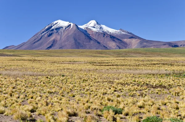 Cordilheiras dos Andes e Vulcões — Fotografia de Stock