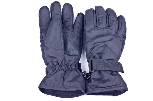 Black Nylon Gloves — Stock Photo, Image