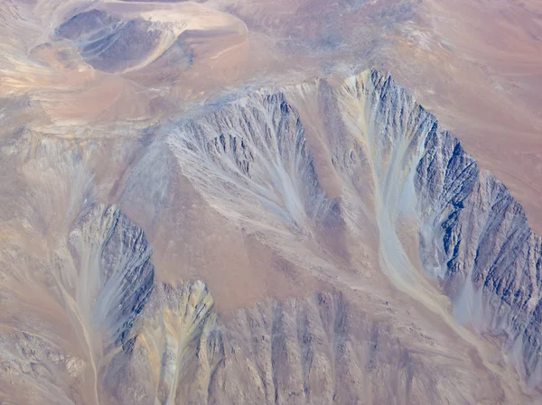 Vue Aérienne des Montagnes et du Désert — Photo