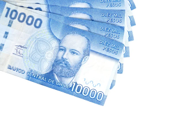 Chilei peso elszigetelt fehér — Stock Fotó