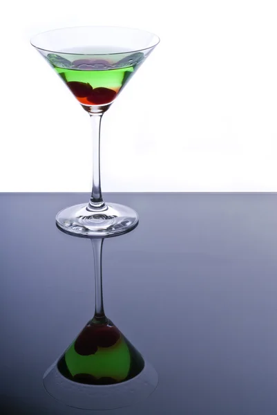 Zöld martini koktél — Stock Fotó