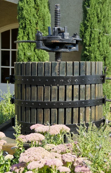 Vertical Wine Press — Stock Photo, Image