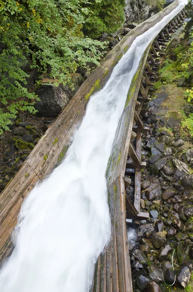 Log Chute — Stockfoto