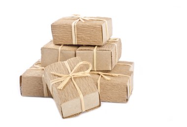 ayrı ayrı ambalajlanmış sabunlar