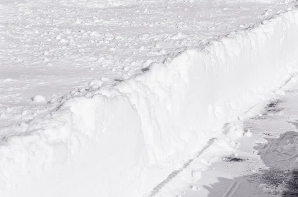 Acumulação de neve — Fotografia de Stock