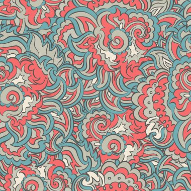 Dalga şablon sorunsuz döşenmiş desen