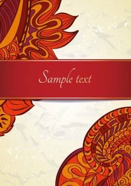 çiçek arka plan şablonu kartı