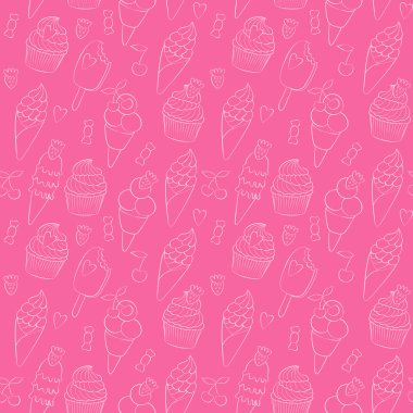 Dondurma pürüzsüz desen