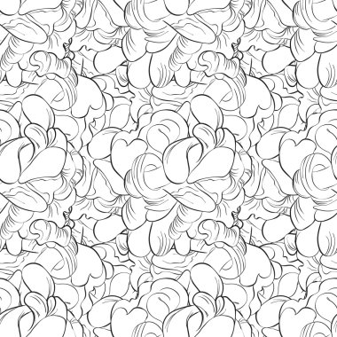 çiçek curl seamless modeli