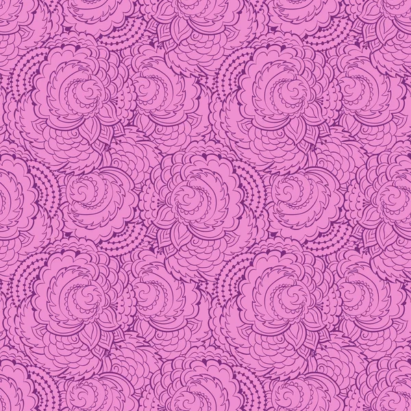 Floral curl model fără sudură — Vector de stoc