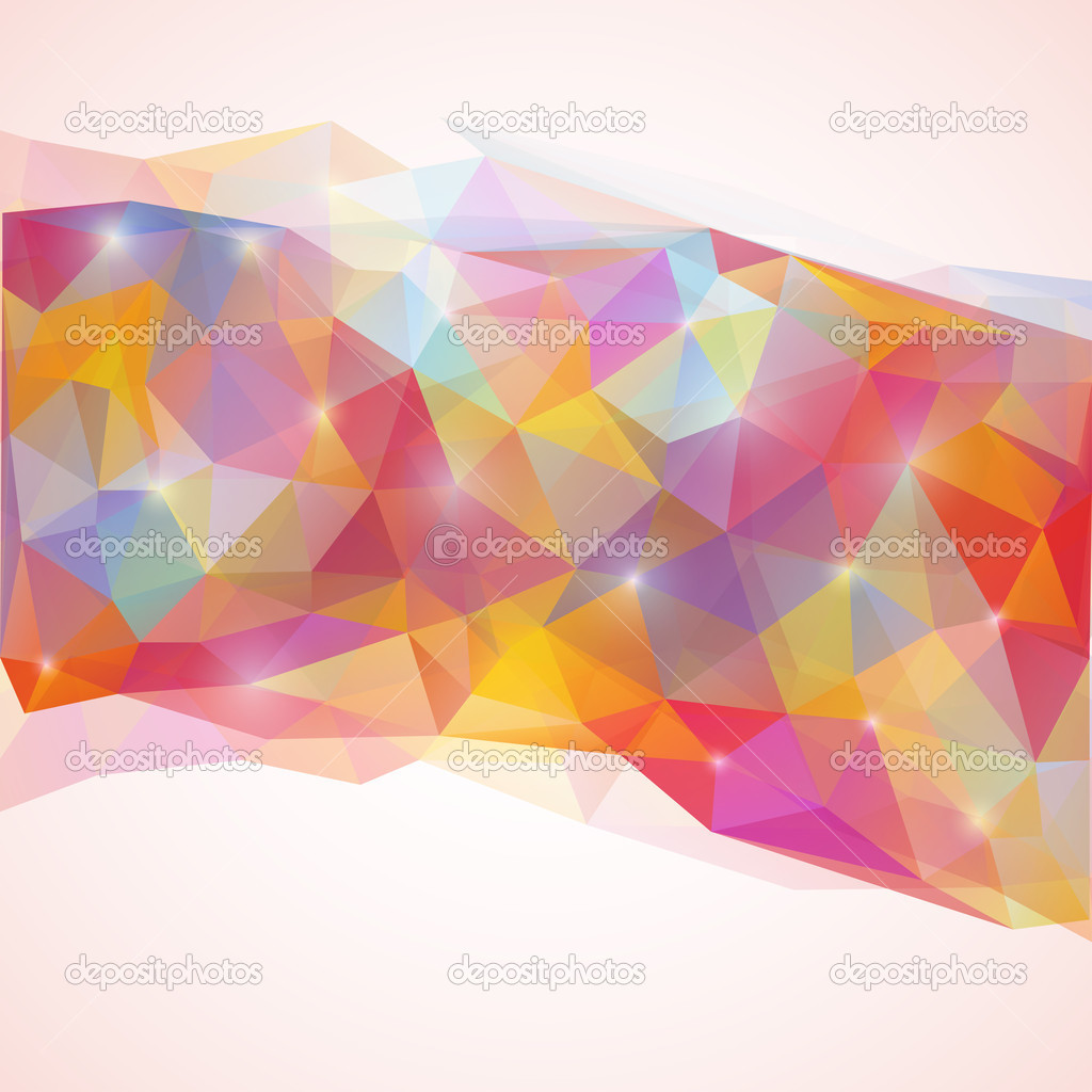 Triangle background design template Stock Vector Image by ©Lunarus ...