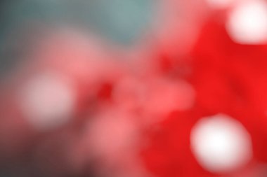 Bokeh efektli bir bahçede çiçek fotoğrafı. Soyut etki. Renk değişimiyle. Renkli bir etki.