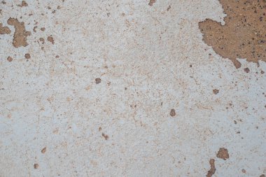 Paslı ve soyut beton yüzey dokusunun fotoğrafı. Beton yüzey, beton, taş, çizikler. Grunge Biçimi
