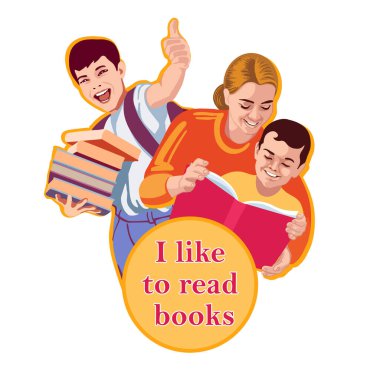 Kitap okumayı, eğitim programlarının çevrimiçi kütüphanelerinin reklamını yapmayı seviyorum. Çocuk okumayı öğreniyor, çocuk kitap taşıyor..