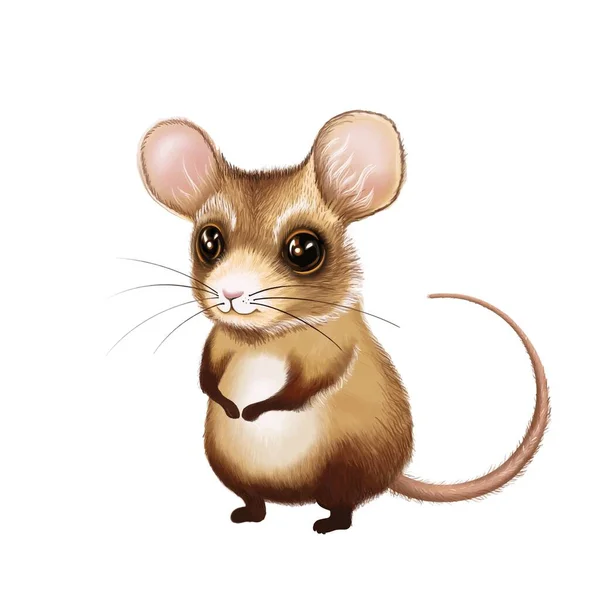 漫画のキャラクター赤ちゃんマウス — ストックベクタ