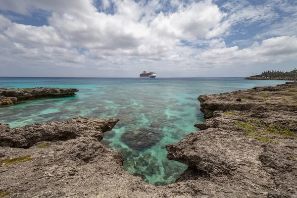 Νησί Mare Νέα Καληδονία Οκτωβρίου 2018 Αποκριάτικος Μύθος Αγκυροβολημένος Από — Φωτογραφία Αρχείου