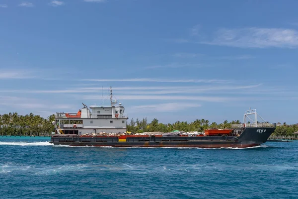 Nassau Bahamas May 2019 Ferry New Sailing Nassau Harbour Turquoise — Stock Photo, Image