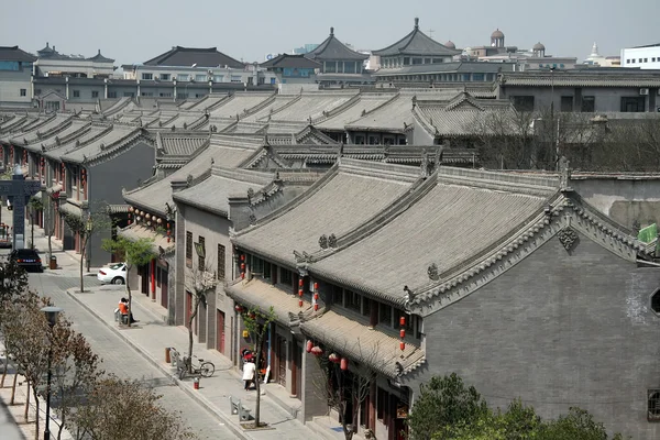 Antiguo edificio de la ciudad de Xian, China — Foto de Stock