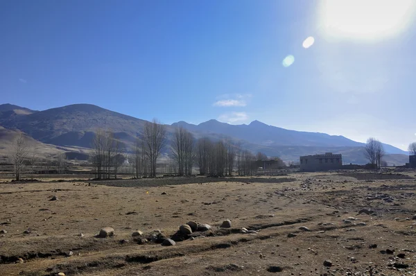 Tibet-Landschaft — Stockfoto