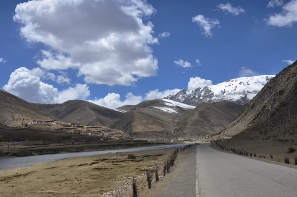 Tibet krajina — Stock fotografie