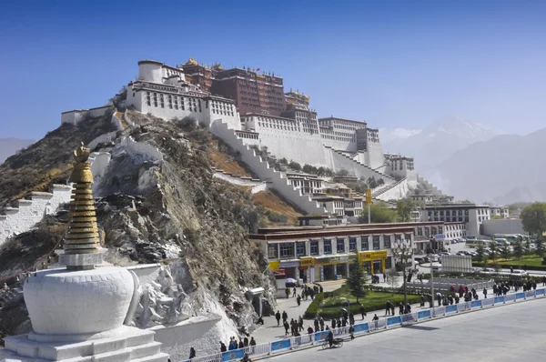 Tibet potala-paleis — Stockfoto