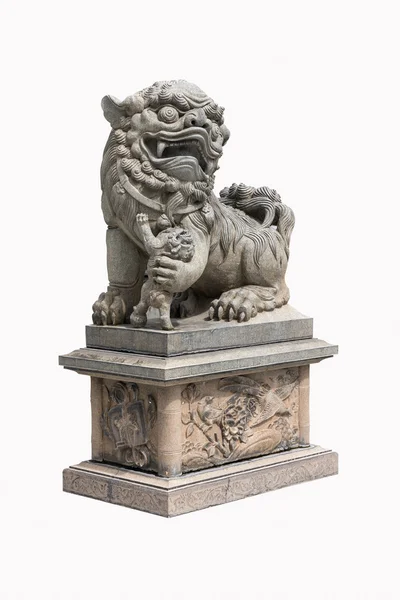 Stone lion statue — Stock Photo, Image