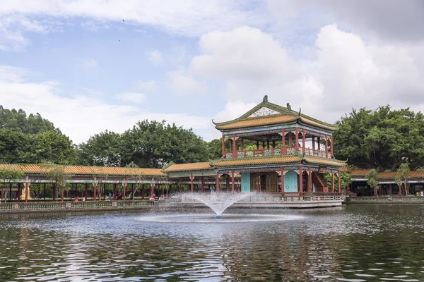 Chinese tuin architectuur — Stockfoto