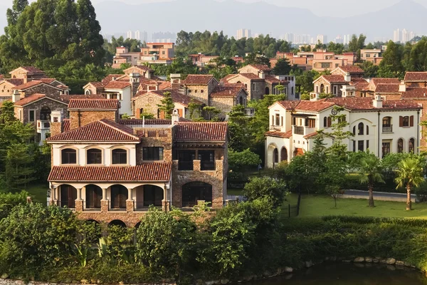 European style architecture, town scenery — Stock Photo, Image