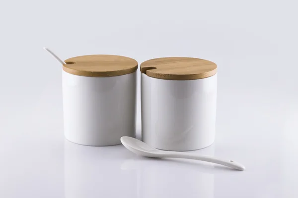 Two ceramic cups — Stock Photo, Image