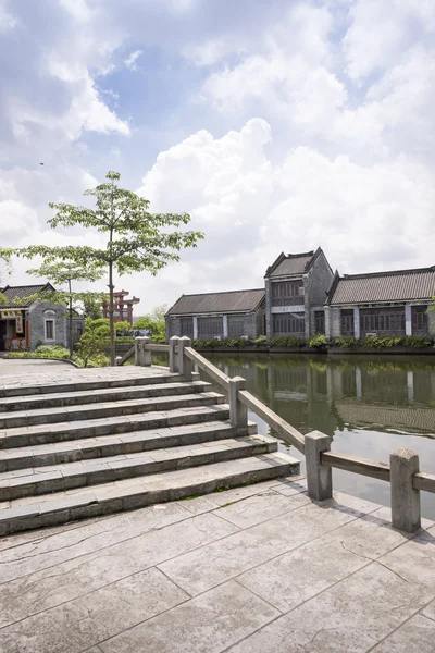 Traditionelle chinesische Lingnan-Architektur — Stockfoto