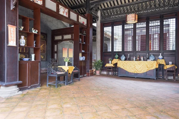 Arquitetura interior tradicional chinesa — Fotografia de Stock
