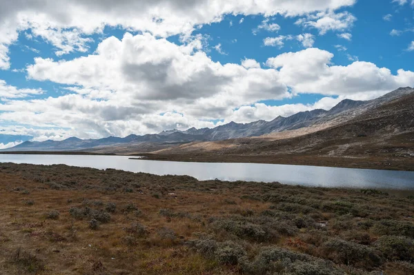 Paisagem Natural Das Montanhas Lagos Planalto Qinghai Tibete — Fotografia de Stock