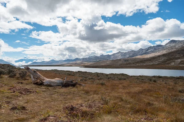 Paisagem Natural Das Montanhas Lagos Planalto Qinghai Tibete — Fotografia de Stock