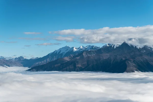 Płaskowyż Naturalne Krajobrazy Gongga Snow Mountain Morzu Chmur — Zdjęcie stockowe