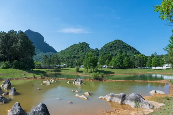 Natural Scenery Karst Landforms — Zdjęcie stockowe