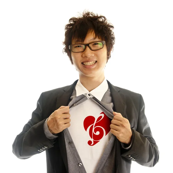 takım elbisesi içinde gösterilen iş adamı