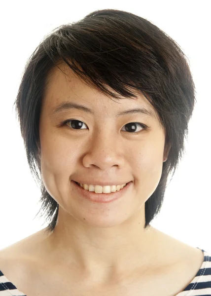 tatlı genç bir Asyalı kadın