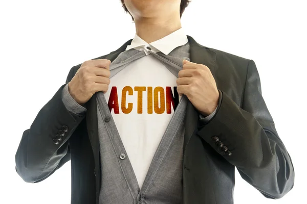 takım elbisesi içinde gösterilen iş adamı