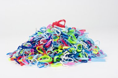 lastik bant tam renkli