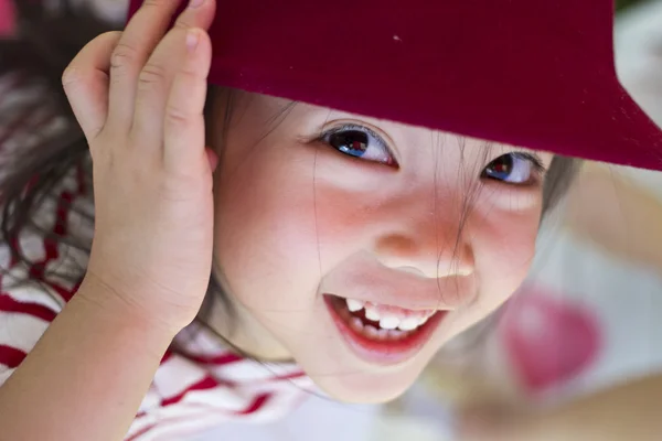 Portrait of asian cute little girl — Stock Photo, Image