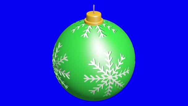 Kerstboom Ballen Animatie Decoratie Voor Vrolijk Kerstfeest Vrolijk Kerstfeest Nieuwjaar — Stockvideo