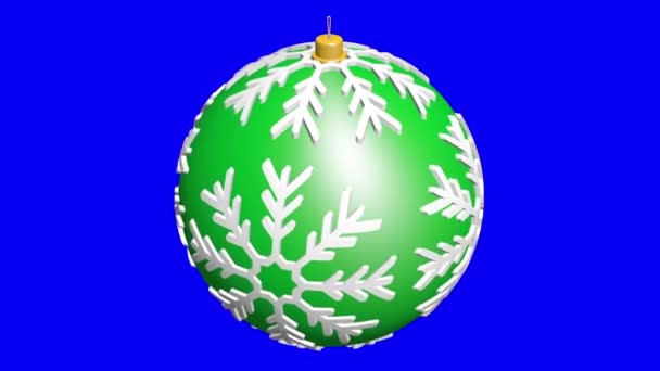 Bolas Árbol Navidad Animación Decoración Para Feliz Navidad Feliz Animación — Vídeo de stock