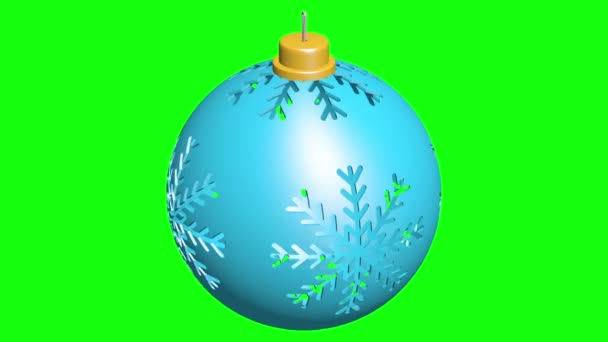 Kerstboom Ballen Animatie Decoratie Voor Vrolijk Kerstfeest Vrolijk Kerstfeest Nieuwjaar — Stockvideo