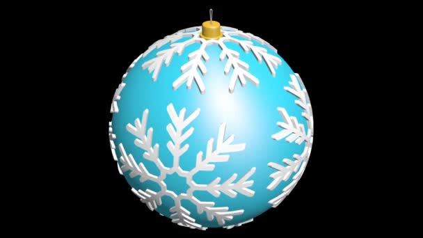 Christmas Tree Balls Animation Decoration Merry Christmas Merry Christmas Animation — Stock Video