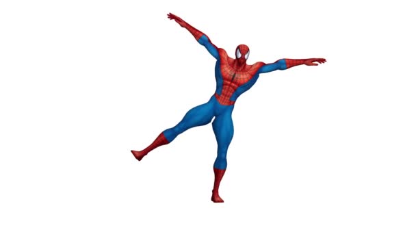 Χορεύοντας Σπάιντερμαν Animation Του Spider Man Καταπληκτικός Χορός — Αρχείο Βίντεο