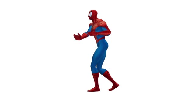 Dancing Spider Man Animation Spider Man Amazing Dancing — Video Stock
